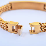 SBM-656, Men Stainless Steel Bracelet -Width-12mm,Length-8.5 inches, 3mm thick
