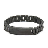 SBM 739, Men Stainless Steel Bracelet-Width-12mm, Length-7.25+1"(added), 3mm thick