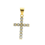 SP-700, 2 size of cross, Gold or Silver, 18mm width, 32mm high, 3mm thick