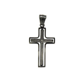 SP-743,Stainless Steel Small Cross Pendant-gold or silver color, 18mm width, 35mm high, 2mm thick