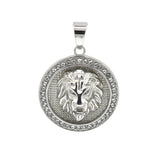SP-887, Stainless Steel Lion head Pendant,-gold, silver or black color, 40mm width, 55mm high, 12mm thick