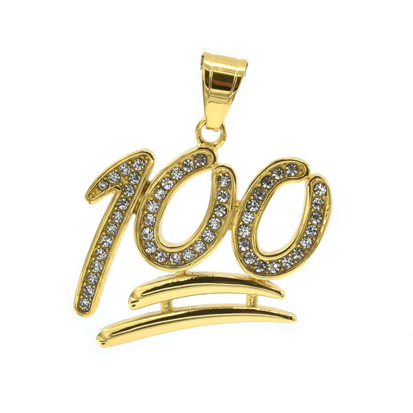 SP-964, Stainless Steel 100% Sign Pendant-gold or silver color, 45mm width, 50mm high, 2.5mm thick