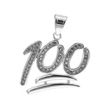 SP-964, Stainless Steel 100% Sign Pendant-gold or silver color, 45mm width, 50mm high, 2.5mm thick