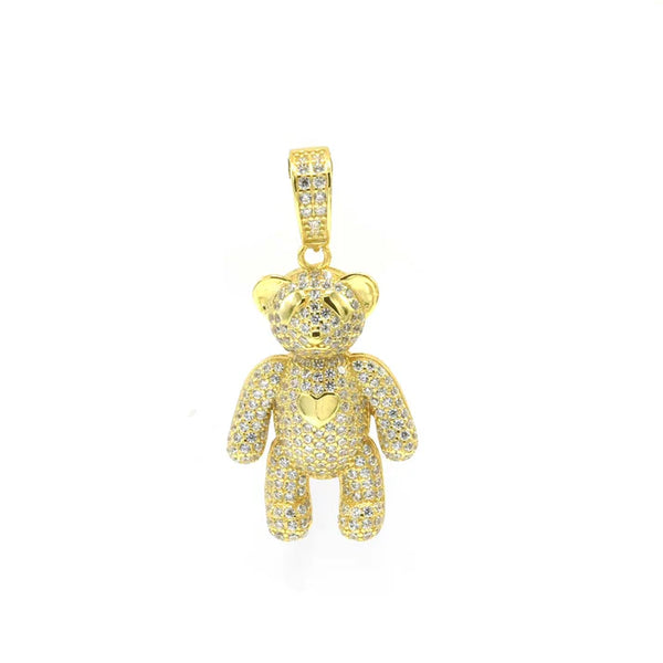 STPW-160 Sterling Silver Teddy Bear Pendant