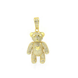 STPW-160 Sterling Silver Teddy Bear Pendant