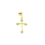 STPW-66, Tiny Women S925 Sterling Silver Cross Pendant-Gold or Silver Color