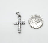SP-700, 2 size of cross, Gold or Silver, 18mm width, 32mm high, 3mm thick