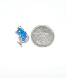 STPW-126, Sterling Silver small Dolphin Opal Pendant