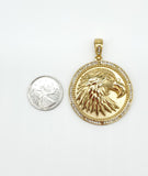 SP-768, Stainless Steel Eagle Pendant-silver color, 40mm width,55mm high, 7mm thick
