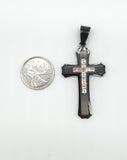SP-839, cross, black, 30mm thick, 65mm high, 5mm thick