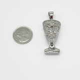 SP-957, Stainless Steel Egypt queen Pendant, Gold or silver color, 23mm width, 55mm high, 11mm thick