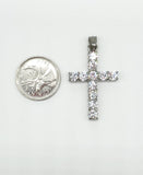 SP-700, 2 size of cross, Gold or Silver, 18mm width, 32mm high, 3mm thick