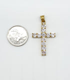 SP-700, 2 size of cross, Gold or Silver, 18mm width, 32mm high, 3mm thick