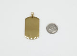 SP-122, Stainless Steel 3 size of Dog Tag Pendants-gold or silver color