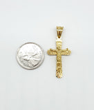SP-1013,Stainless Steel Cross Pendant- gold or silver color, 25mm width, 50mm high, 6mm thick