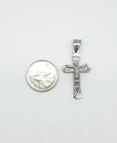 SP-1013,Stainless Steel Cross Pendant- gold or silver color, 25mm width, 50mm high, 6mm thick