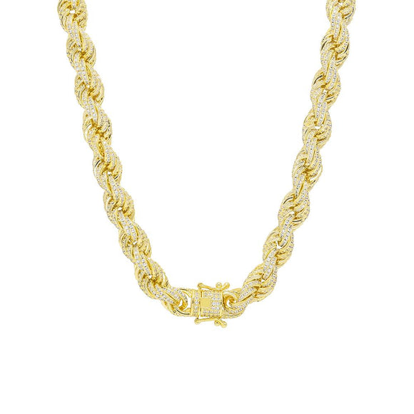 Brass Rope Chain, Width-12mm, Length-20''