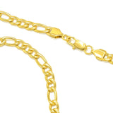 Stainless Steel Figaro Chain -5mm Width, 1mm thick