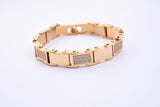 SBM-297, Men Stainless Steel Fancy Bracelet Silver color 11mm width, Length 9''