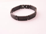 SBM-668, Men Stainless Steel Bracelet-Width-12mm, Length-9'', 3mm thick