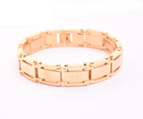 SBM-671, Men Stainless Steel Bracelet Black colorwidth-14mm,Length-9'', 4mm thick