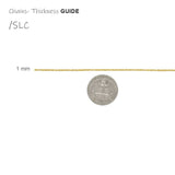 Stainless Steel 1mm width small chain-SLC