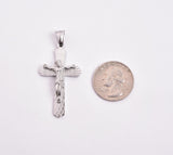 SP-1013,Stainless Steel Cross Pendant- gold or silver color, 25mm width, 50mm high, 6mm thick