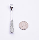 SP-1064, Stainless Steel Baseball Stick Pendant-gold or silver color, 9mm width, 85mm high, 9mm thick