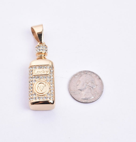 SP-1065, Lucky bottle-Gold or silver, 20mm width, 65mm high, 12mm thick