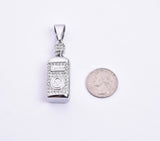 SP-1065, Lucky bottle-Gold or silver, 20mm width, 65mm high, 12mm thick