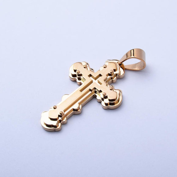 SP-115, 3 size of cross, gold, silver, rose gold or black