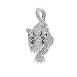 SP-1168,Stainless Steel Tiger Pendant-Gold or silver color, 35mm width, 70mm high, 18mm thick