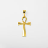 SP-518, Stainless Steel 3 size of Ankh Pendant, gold or silver color