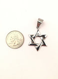 SP-709, Stainless Steel 2 size of David Star Pendant-gold or silver,
