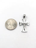 SP-787, cross, gold or silver, 21mm width, 26mm high, 5mm thick