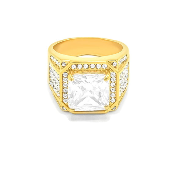 SRM-360-Gold or Silver 17mm Square width, 7mm Thick