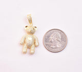 STPW-160 Sterling Silver Teddy Bear Pendant