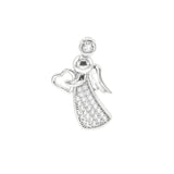 STPW-235, Sterling Silver Baby Angle Pendant