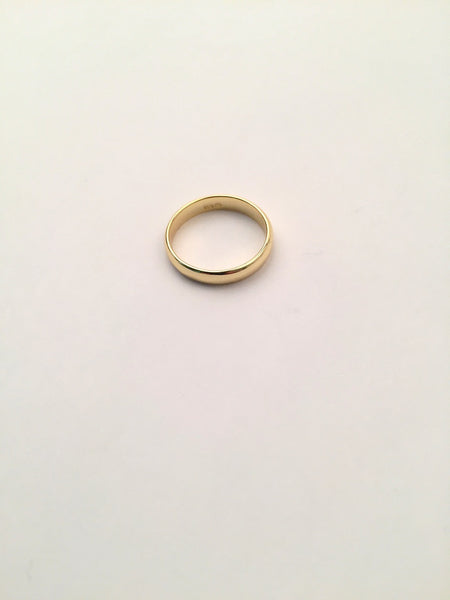 STRW-133, Unisex Sterling Silver 3mm Width Wedding Band ring-gold or silver color