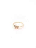 STRW-145, Women S925 Sterling Silver Butterfly Shape Fashion ring- gold or silver color