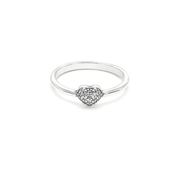 STRW-507, Women S925 Sterling Silver Heart shape Antique color fashion ring