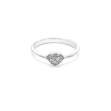 STRW-507, Women S925 Sterling Silver Heart shape Antique color fashion ring