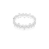 STRW-607, Women S925 Sterling Silver Flower Shape fashion ring