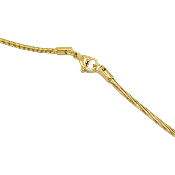 Stainless Steel Snake Chain 2mm Width-16'',18'',20''-Gold or Silver Color