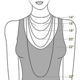 STNW-765, Sterling Silver Hamsa Hand Evil Eye Necklace silver color
