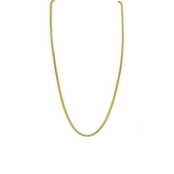 Stainless Steel Franco Chain-Square-2.5mm width
