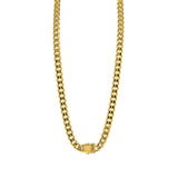 Miami Cuban Chain SMC 10mm Width, Long Box Locker 14mm width, 5mm thick
