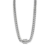 Miami Cuban Chain Stone Head Locked-SPSMC-Width14mm